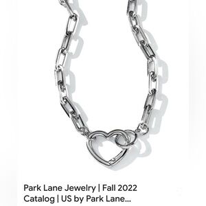 Park Lane Silver Heart Link Necklace